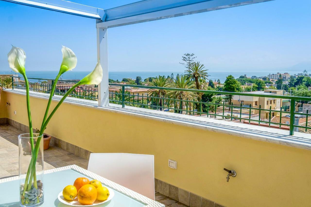 Ferienwohnung Solemar Sicilia - Casa Panorama Santa Flavia Exterior foto